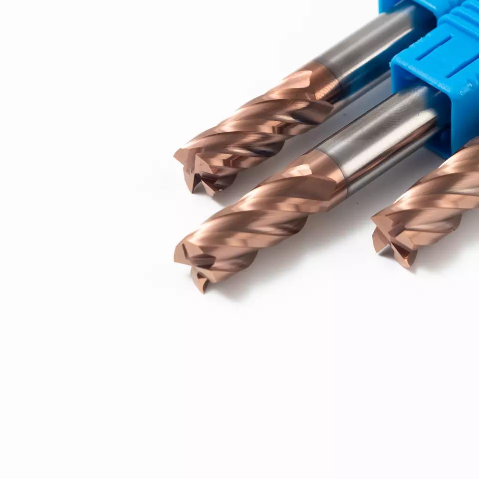 Hochgeschwindigkeits-HRC55-Fräser Vollhartmetall-Schaftfräser zum Schneiden von Aluminium